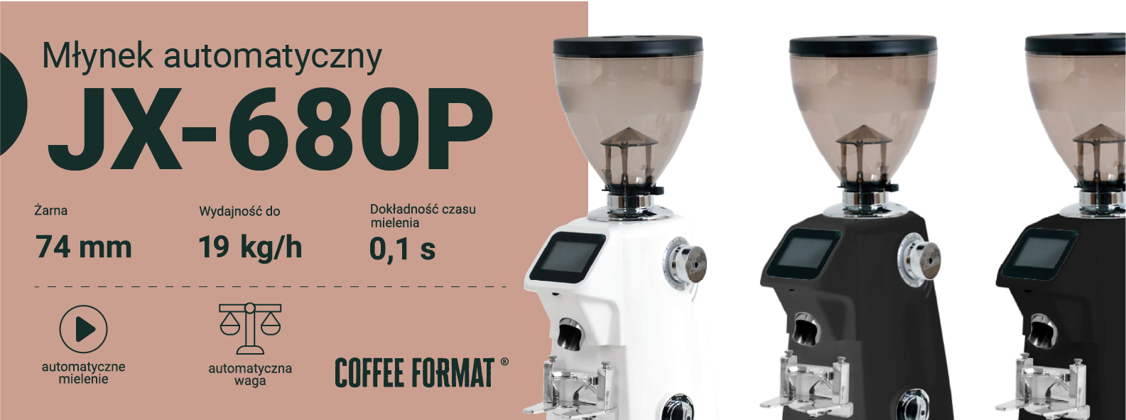 Młynek Coffee Format JX-680P